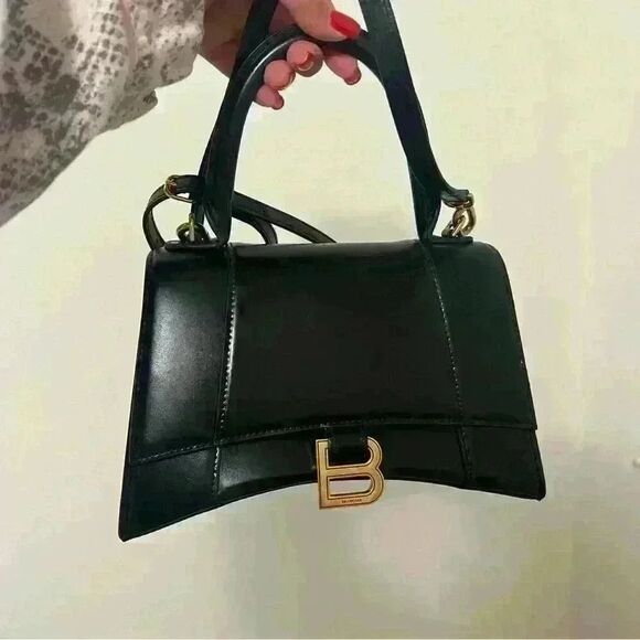 BALENCIAGA Hourglass Small leather crossbody bag - Picture 5 of 13